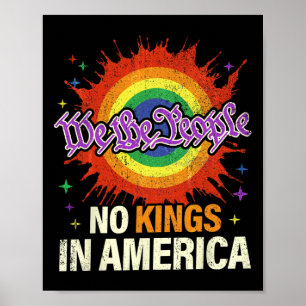Poster Não Há Reis Na América Nós, A Vintag Política Pess