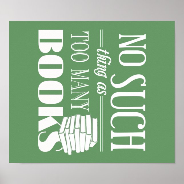 Poster Não Há Tantos Livros (Frente)