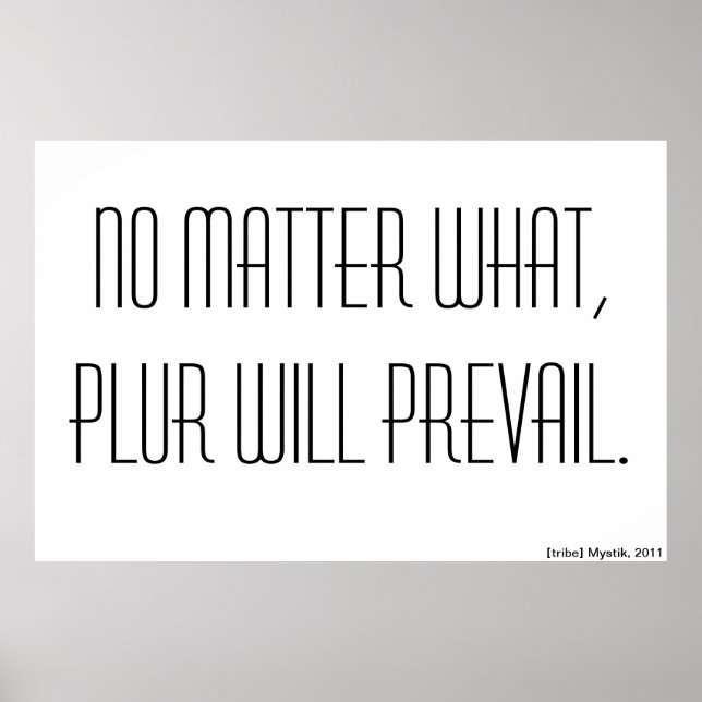 Pôster Não importa o que (Frente)