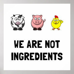 Poster Não Ingredientes