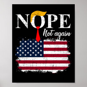 Poster Não Mais Engraçado Trump 5