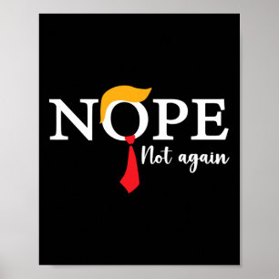 Poster Não Mais Engraçado Trump Biden Democrat Eua Eleiçã