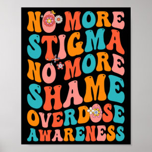 Poster Não Mais Estigma Sem Mais Vergonha Sensibilização 