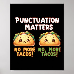 Poster Não Mais Tacos - Pontuação S Sticker