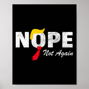 Poster Não Mais Trump Kamala Harris Eleições 2024