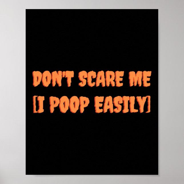 Poster Não me assuste, eu faço Piada de Halloween (Frente)