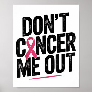 Poster Não Me Cancer O Cancer Da Fita Nk Awarene