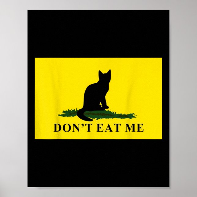 Poster Não me coma gatos para Trump 2024 (Frente)