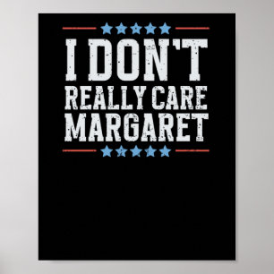 Poster Não me importo com Margaret Vice-Presidente Vance