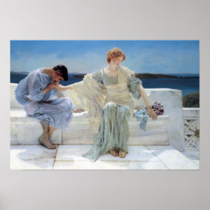 Poster Não me pergunte mais por Alma Tadema, Vintage Rom