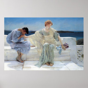 Poster Não me pergunte mais por Alma Tadema, Vintage Rom