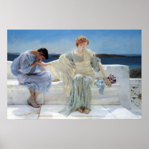 Poster Não me pergunte mais por Alma Tadema, Vintage Rom