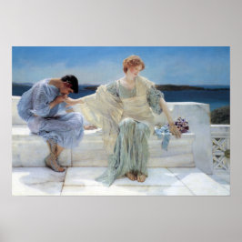 Poster Não me pergunte mais por Sir Lawrence Alma Tadema