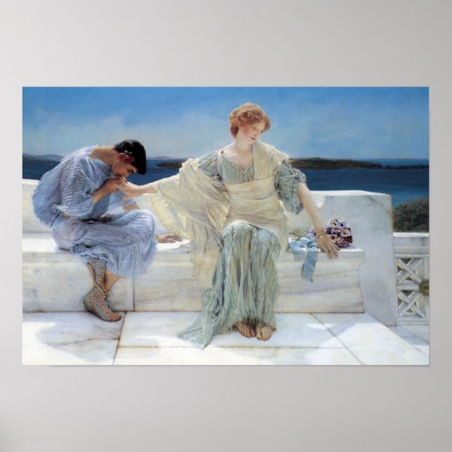 Poster Não me pergunte mais por Sir Lawrence Alma Tadema (Frente)