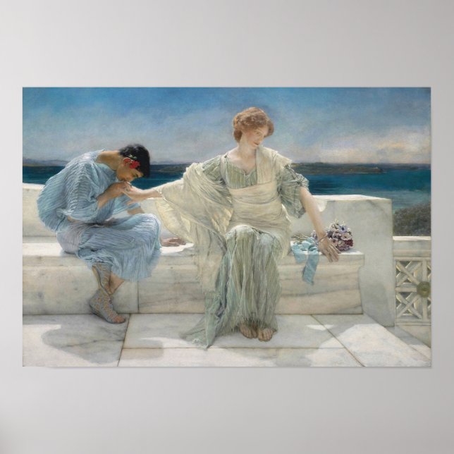 Poster Não me pergunte mais por Sir Lawrence Alma-Tadema (Frente)