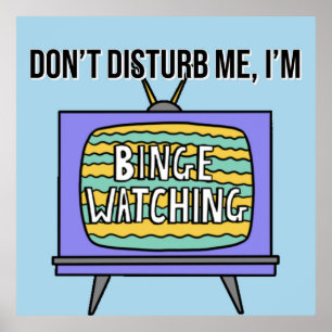 Poster Não me perturbe, eu estou olhando