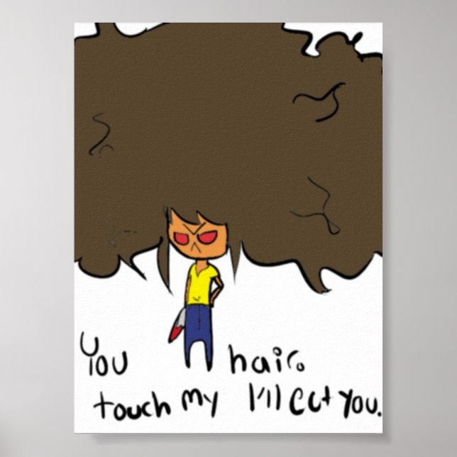 Pôster Não me toque (Frente)