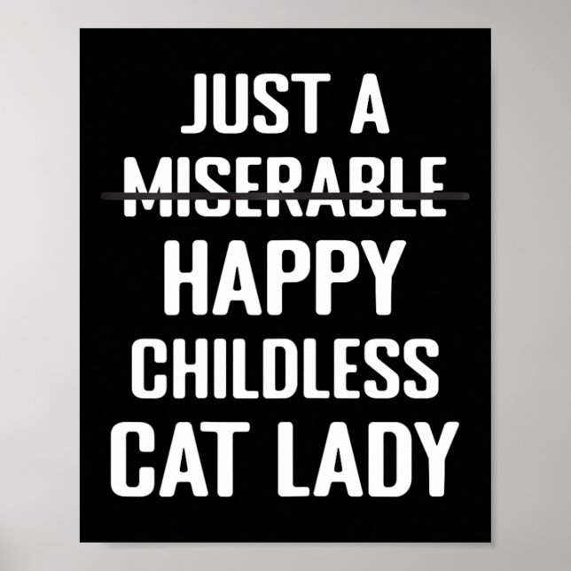 Poster Não Miserável, Feliz Gatinha, Mãe Pet (Frente)