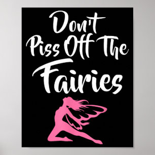 Poster Não Ofenda As Fadas Conto De Fadas Fantasia Fada