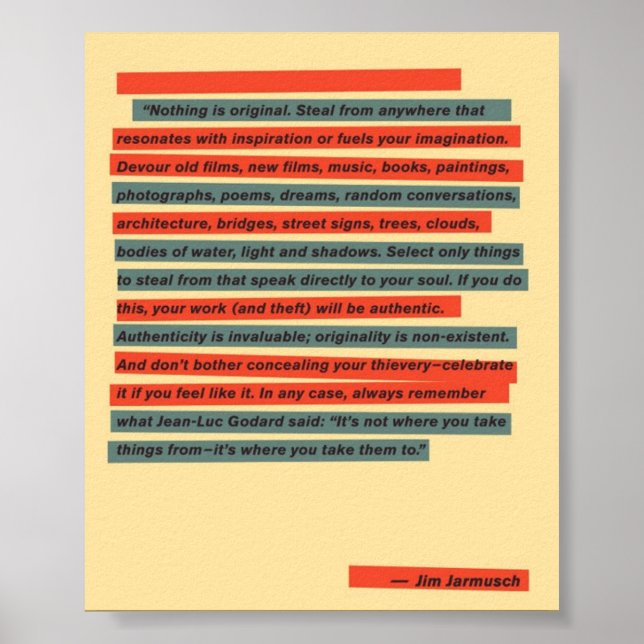 Pôster Não Original (Frente)