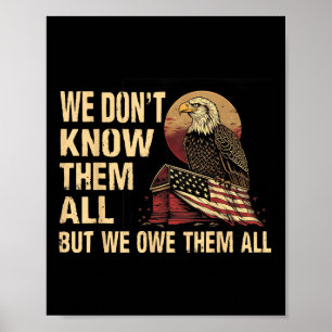 Poster Não os conhecemos a todos, mas devemos a todos