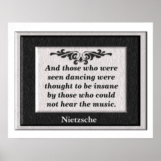 Pôster Não ouvir música (Frente)