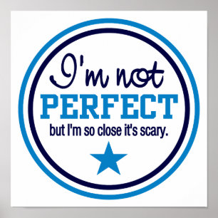 POSTER NÃO PERFEITO - azul