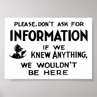 Pôster Não pergunte...
