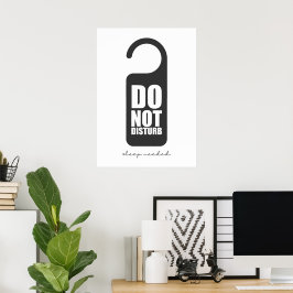 Poster Não perturbar