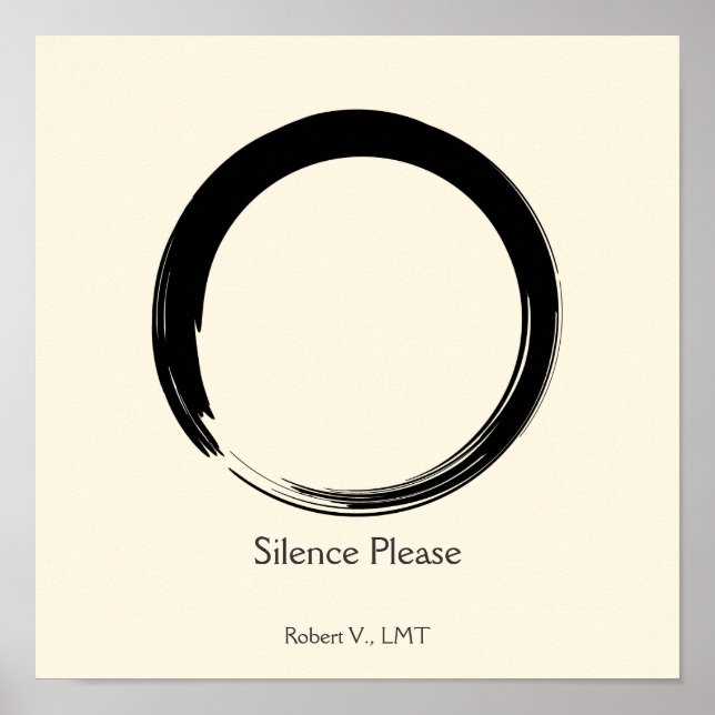 Pôster Não perturbar o sinal da porta (Frente)