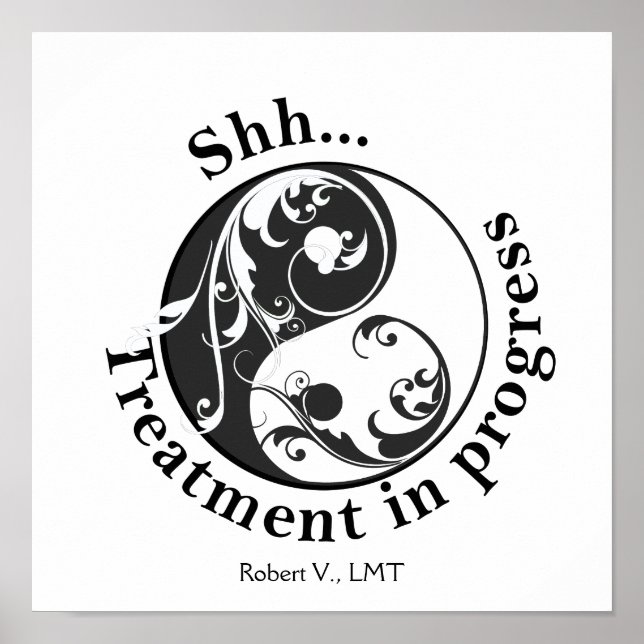 Pôster Não perturbar o sinal da porta (Frente)