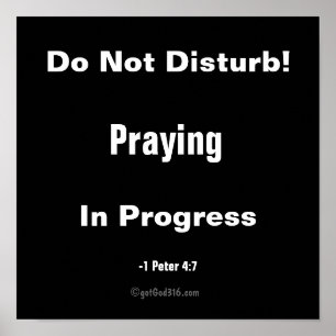 Pôster Não perturbe gotGod316.com