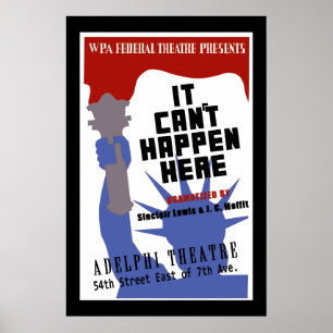 Poster Não Pode Acontecer Aqui WPA