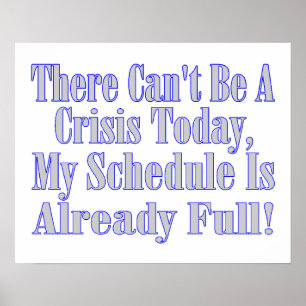 Poster Não pode ser um cheio da programação da crise