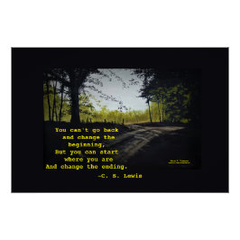 PÔSTER NÃO PODE VOLTAR A C.S.LEWIS