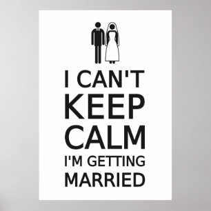 Poster Não posso ficar calmo, vou me casar