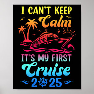 Poster Não Posso Manter a Calma É Minha Primeira Viagem d