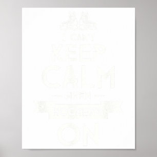 Poster Não Posso Manter a Calma Quando o Hóquei Está no G