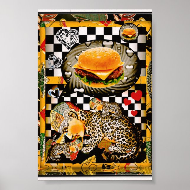 Pôster Não posso ter nenhum chezburger agora! (Frente)