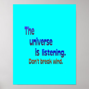 Pôster Não Quebre o Vento - O Universo está escutando