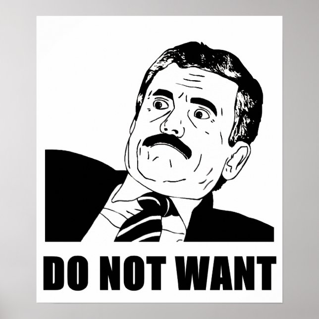 Poster Não Quero Massimo Não Quer (Frente)