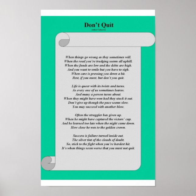 Pôster Não Sair (Frente)