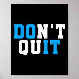 Poster Não Sair da Motivação motivacional de Workout-gym