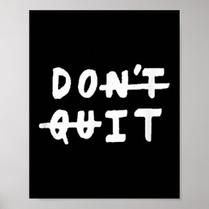 Poster Não Sair (Do It) Motivação De Malhação De Gym Tee 