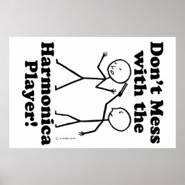 Pôster Não se meta com o jogador da Harmonica