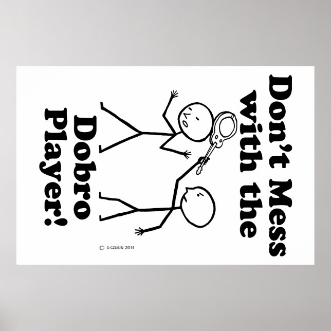 Pôster Não se meta com o jogador dobro (Frente)