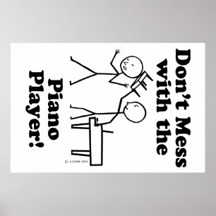 Pôster Não se meta com o pianista