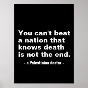 Poster Não se pode vencer uma nação que-Palestina Texto b
