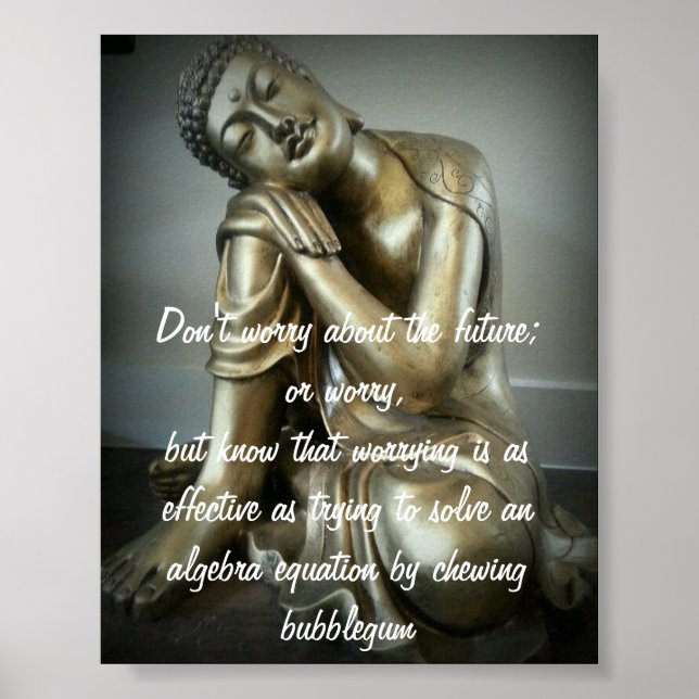 Pôster Não se preocupe. (Frente)