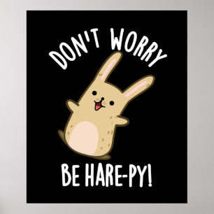 Poster Não se preocupe com o Coelho Engraçado, Pun Dark B